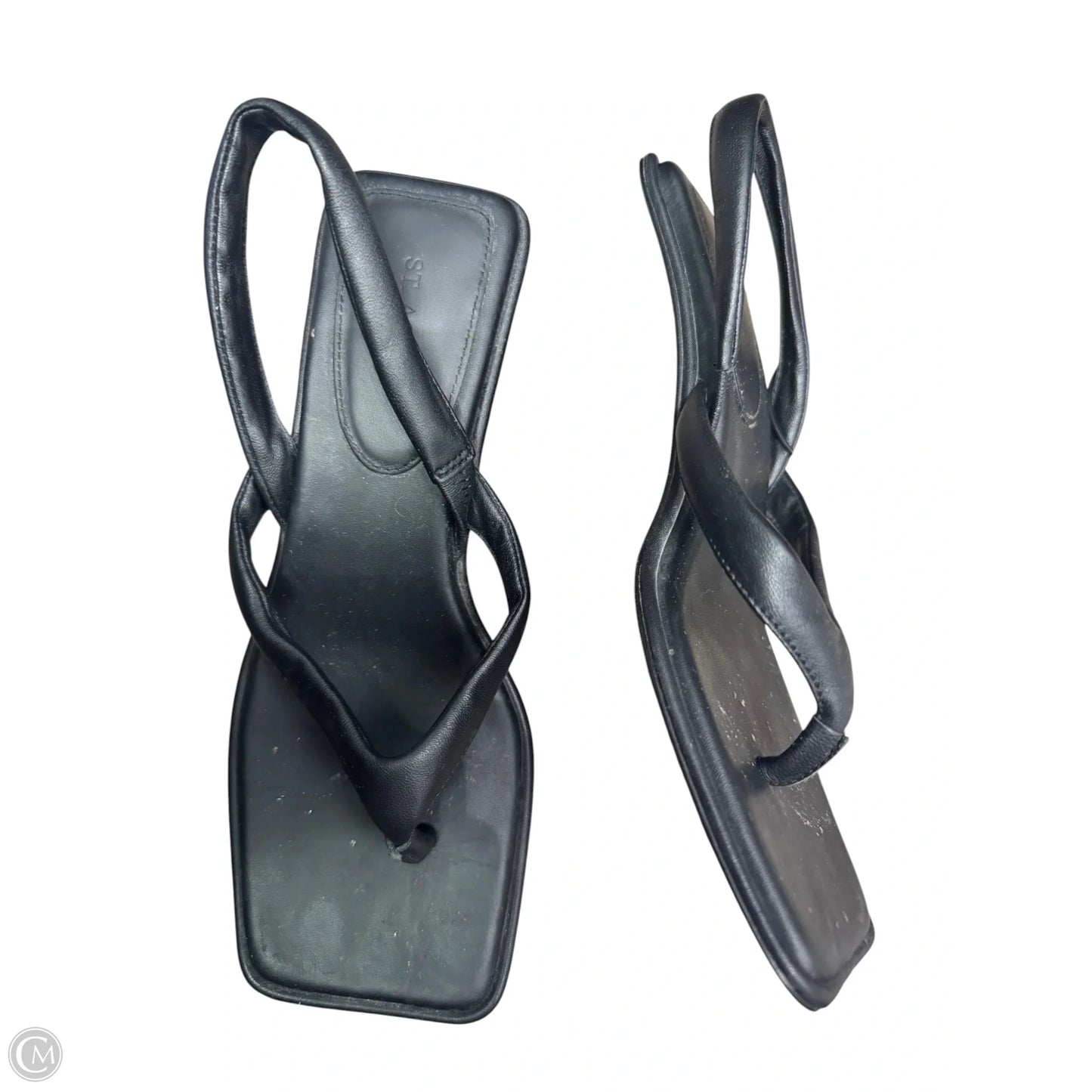 Sandals Heels Kitten By ST AGNI In Black, Size: 7