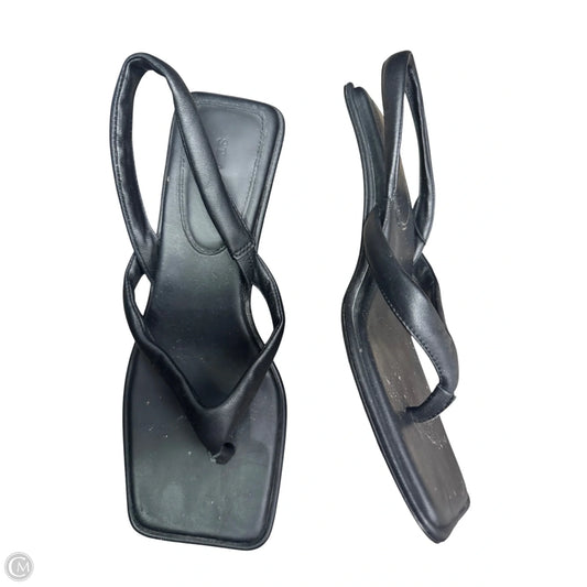 Sandals Heels Kitten By ST AGNI In Black, Size: 7