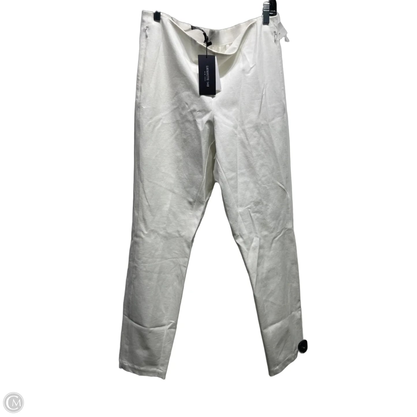 Pants Designer By Lafayette 148 In White, Size: L