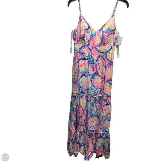 Dress Designer By Lilly Pulitzer In Blue & Pink, Size: Xxs
