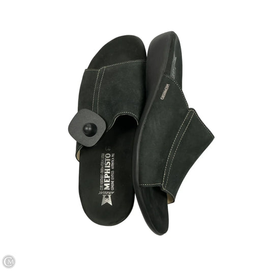 Sandals Flats By Mephisto In Black, Size: 9