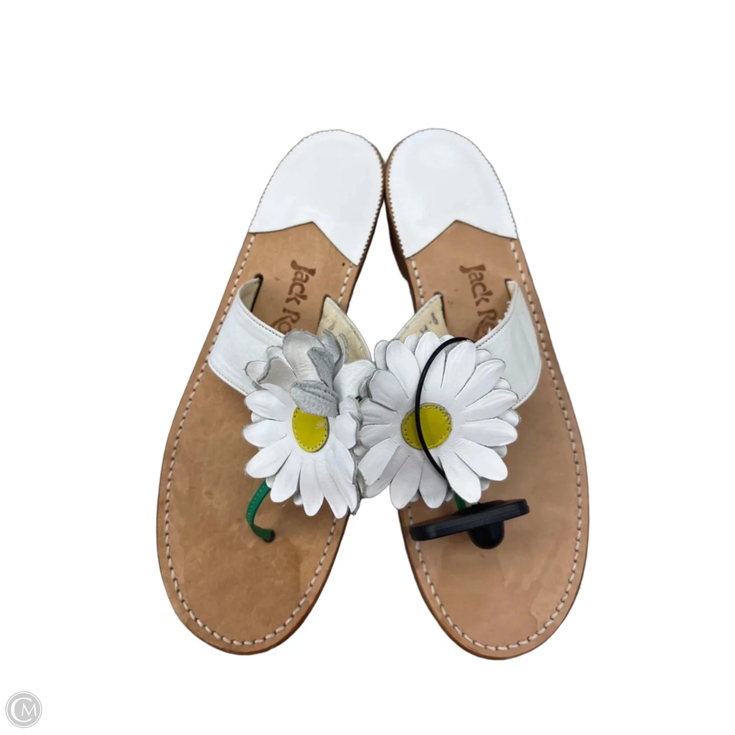 Sandals Flats By Jack Rogers In Yellow, Size: 8