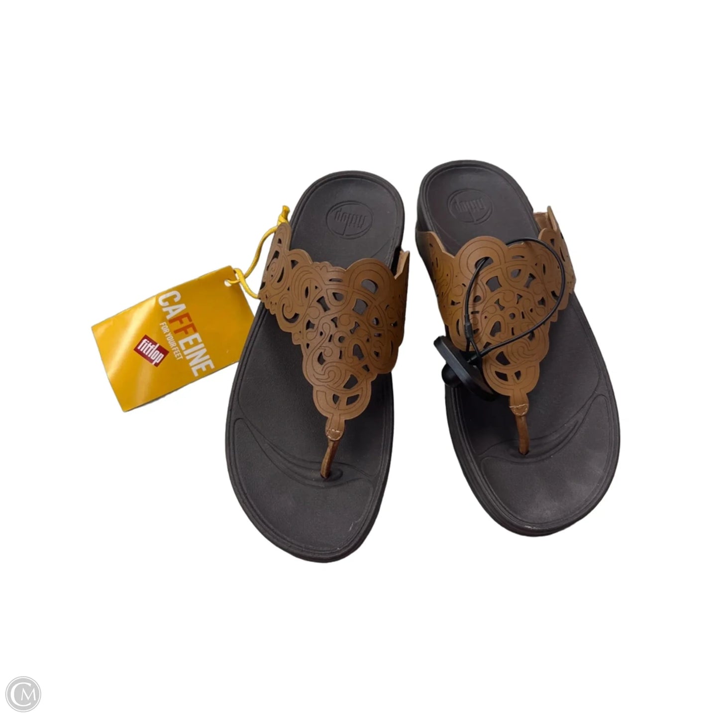 Sandals Flats By Fitflop In Brown, Size: 8