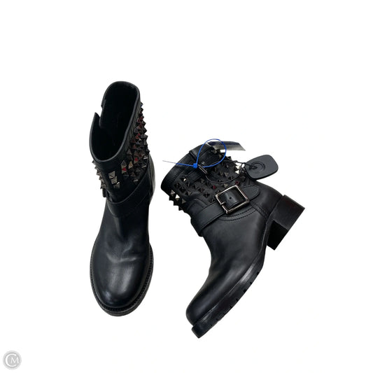 Boots Luxury Designer By Valentino-garavani In Black, Size: 5