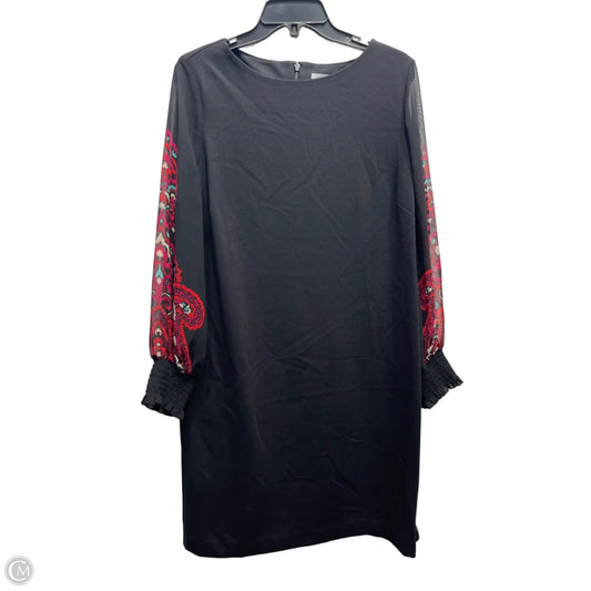 Dress Work By Chicos In Black & Red, Size: M