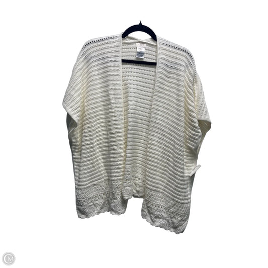 Sweater Short Sleeve By J. Crew In White, Size: Osfm