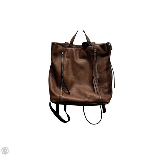 Backpack Leather By Clothes Mentor, Size: Medium