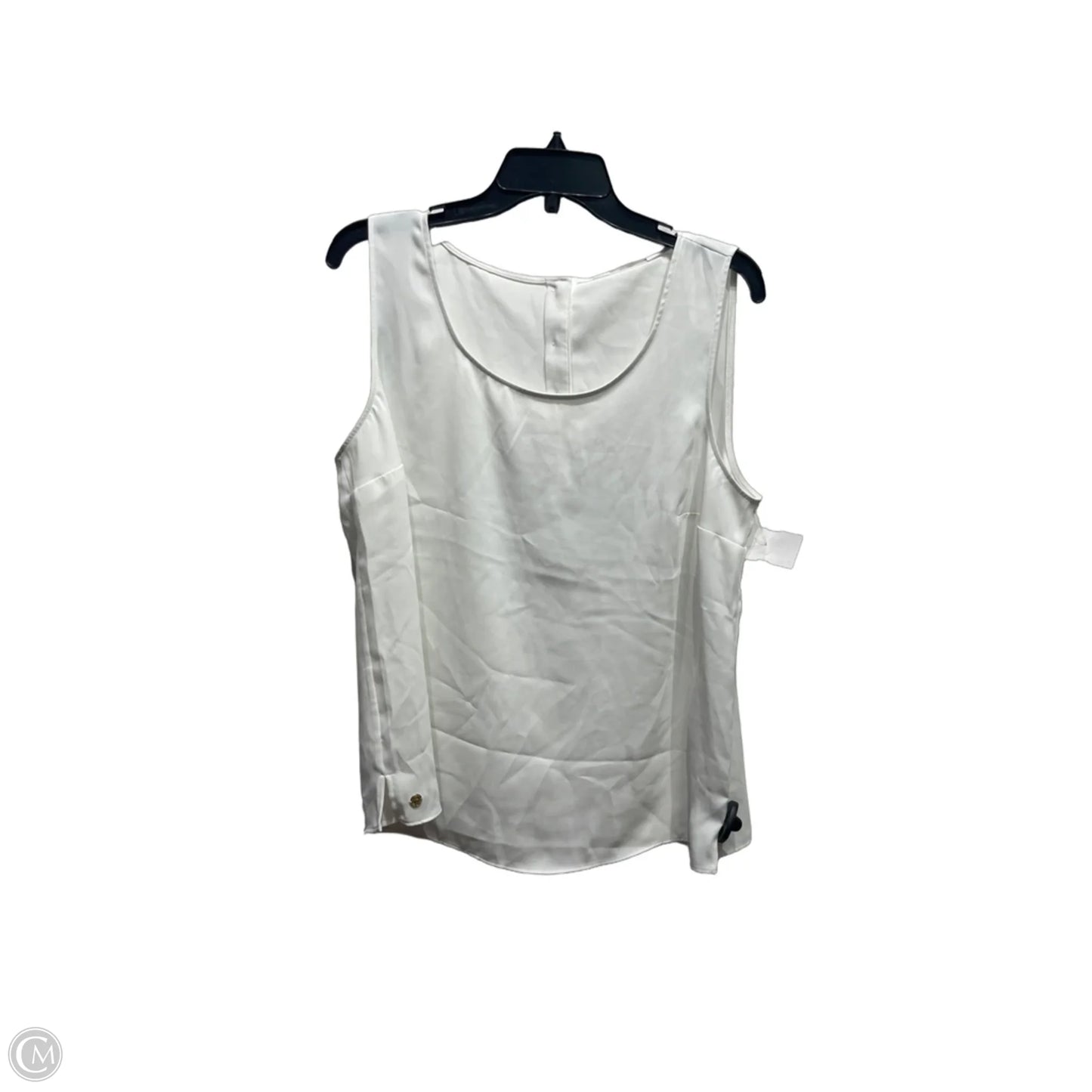 Top Sleeveless Designer By Lilly Pulitzer In White, Size: L