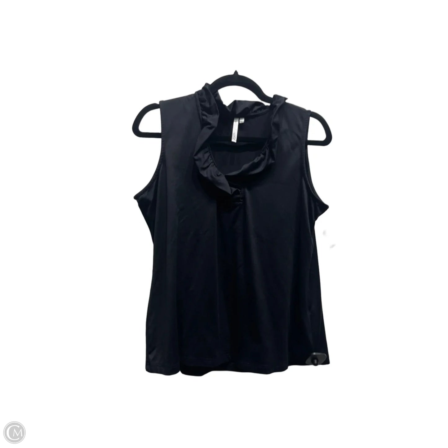 Top Sleeveless By Lulu B In Black, Size: L
