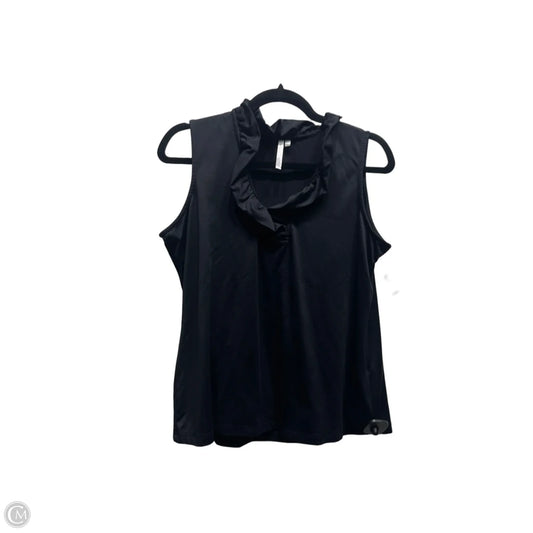 Top Sleeveless By Lulu B In Black, Size: L