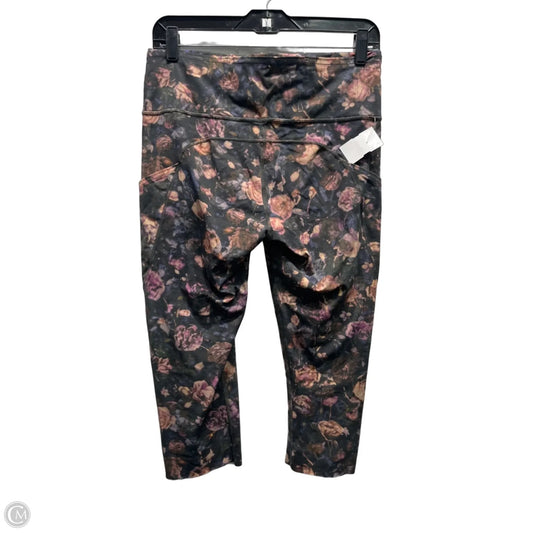 Athletic Leggings Capris By Lululemon In Pink & Purple, Size: M
