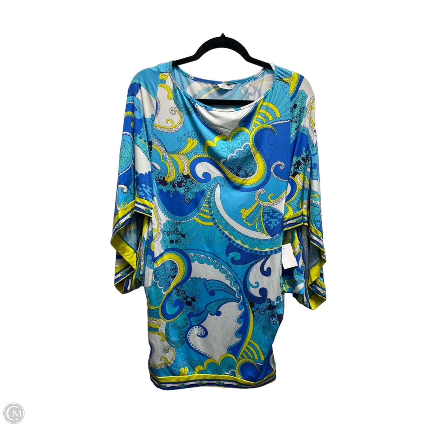 Dress Casual Short By Trina Turk In Blue & Green, Size: Xs