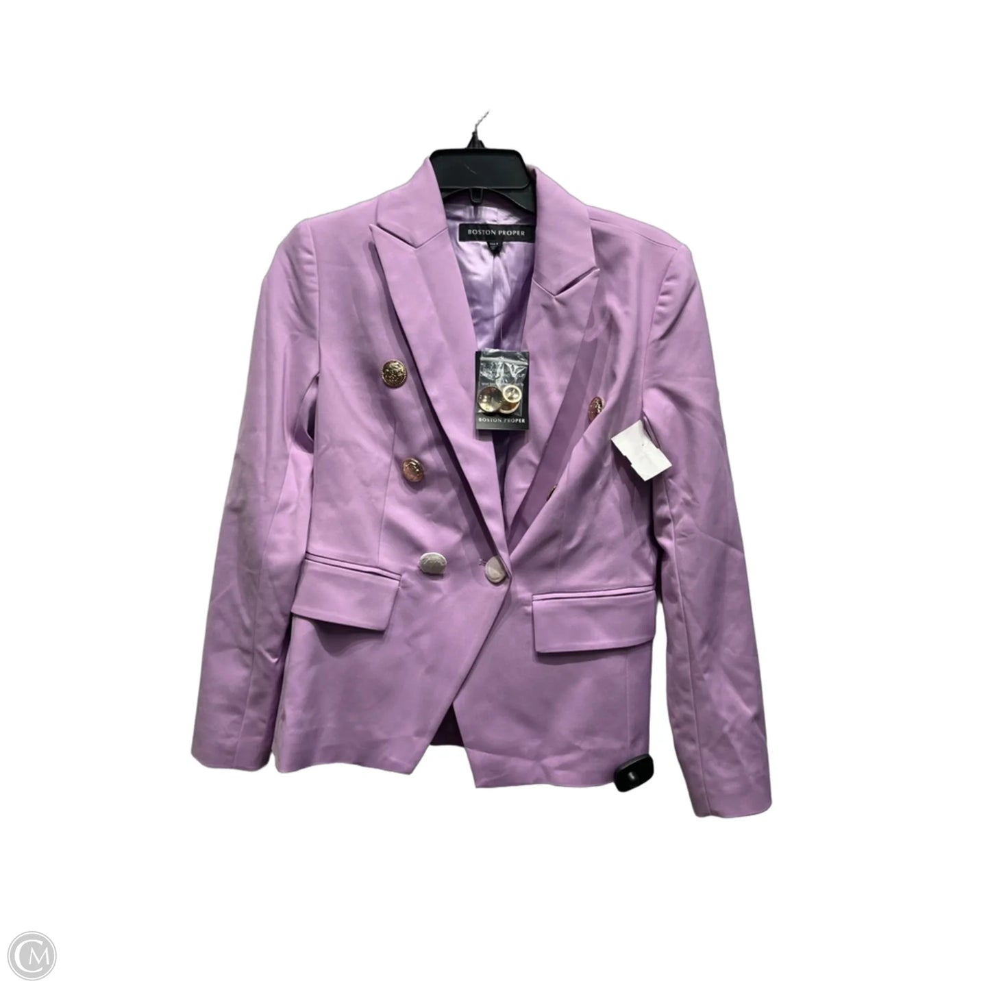 Blazer By Boston Proper In Purple, Size: 4
