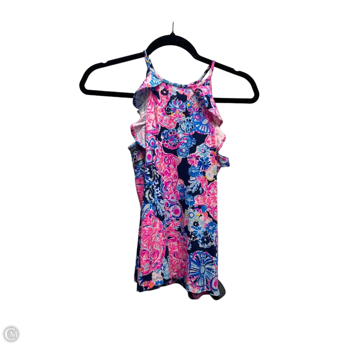 Top Sleeveless Designer By Lilly Pulitzer In Blue & Pink, Size: Xxs