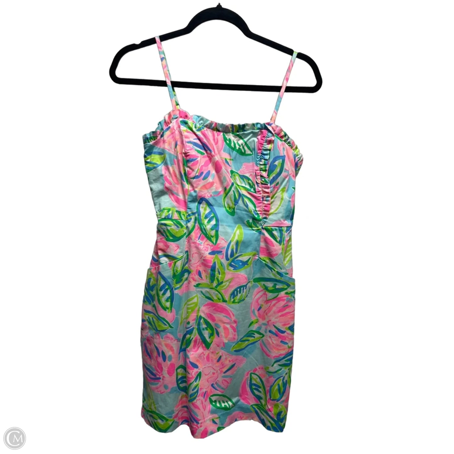 Dress Designer By Lilly Pulitzer In Blue & Pink, Size: 0
