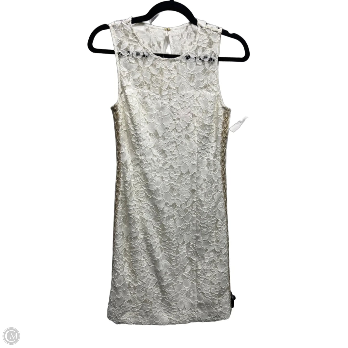 Dress Designer By Lilly Pulitzer In Gold & Tan, Size: 0