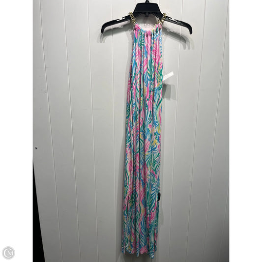 Dress Designer By Lilly Pulitzer In Blue & Pink, Size: Xs