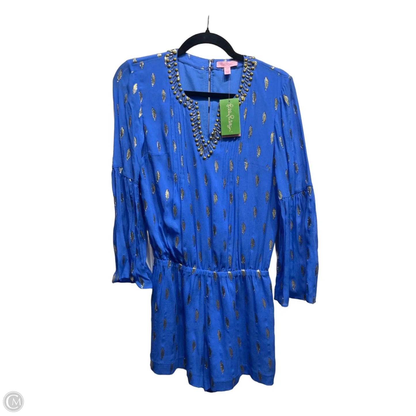Romper Designer By Lilly Pulitzer In Blue, Size: Xs