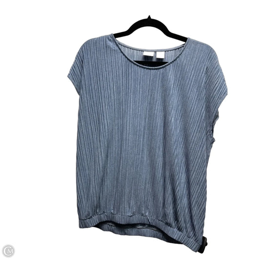 Top Short Sleeve By Chicos In Blue, Size: M