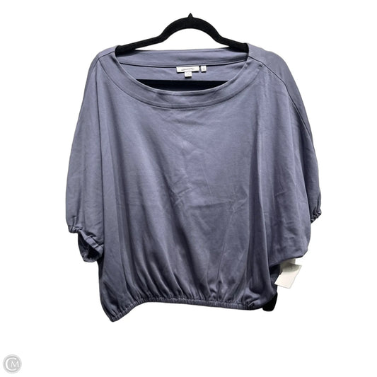 Top Short Sleeve By Chicos In Grey, Size: M