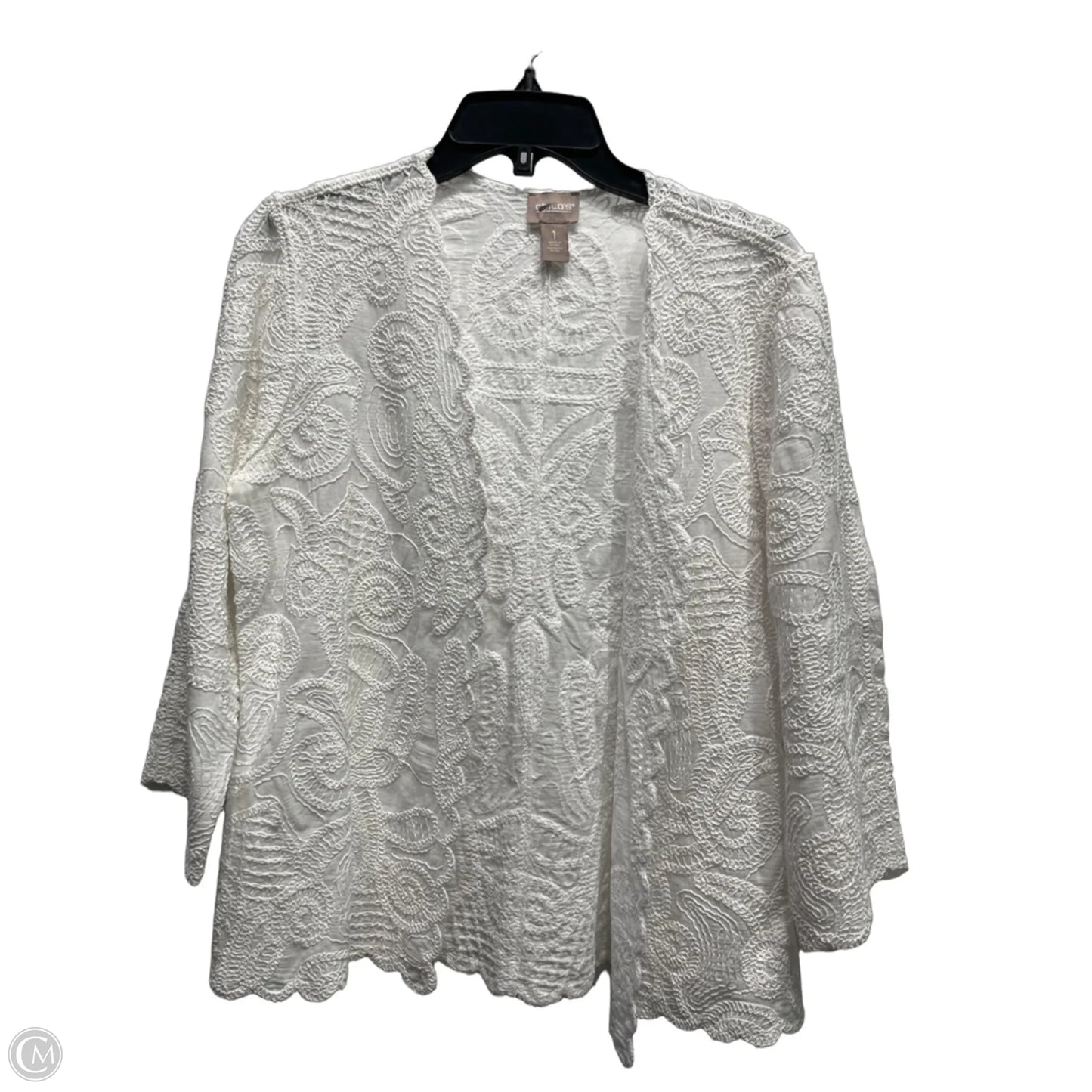 Cardigan By Chicos In White, Size: M