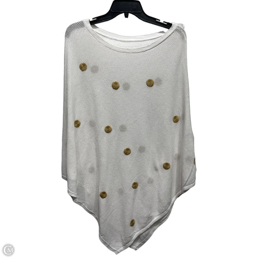 Shawl By Clothes Mentor In Cream & White, Size: Osfm