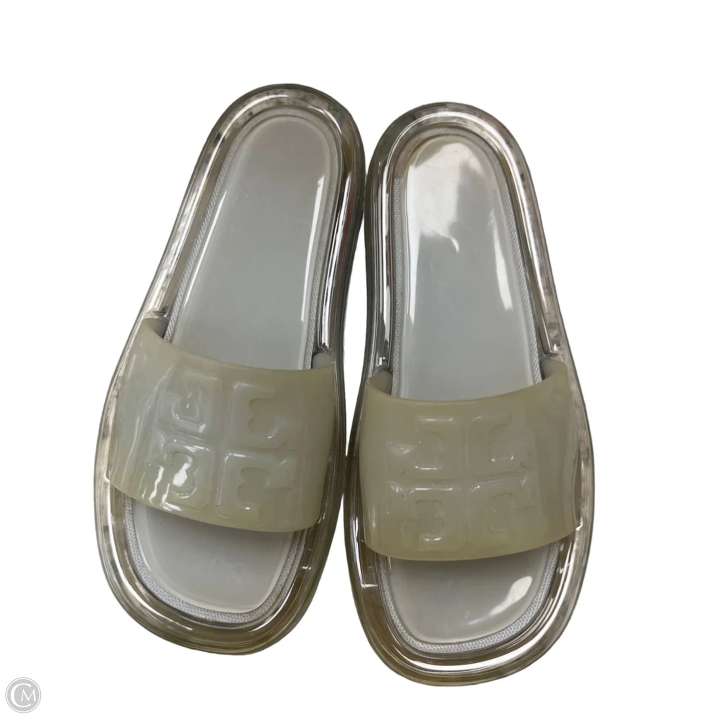 Sandals Designer By Tory Burch In Clear, Size: 5