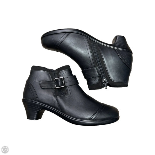 Boots Ankle Heels By orthafeet In Black, Size: 10