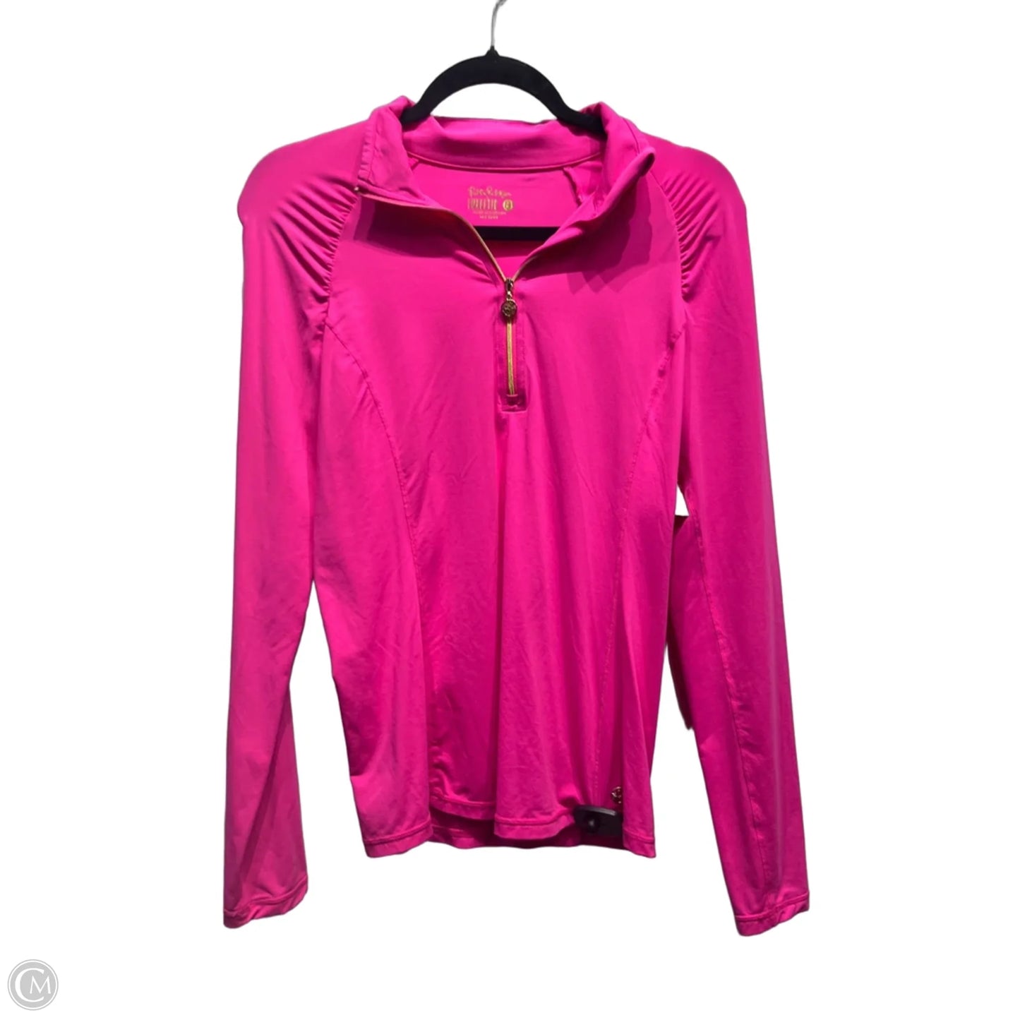 Top Long Sleeve Designer By Lilly Pulitzer In Pink, Size: M