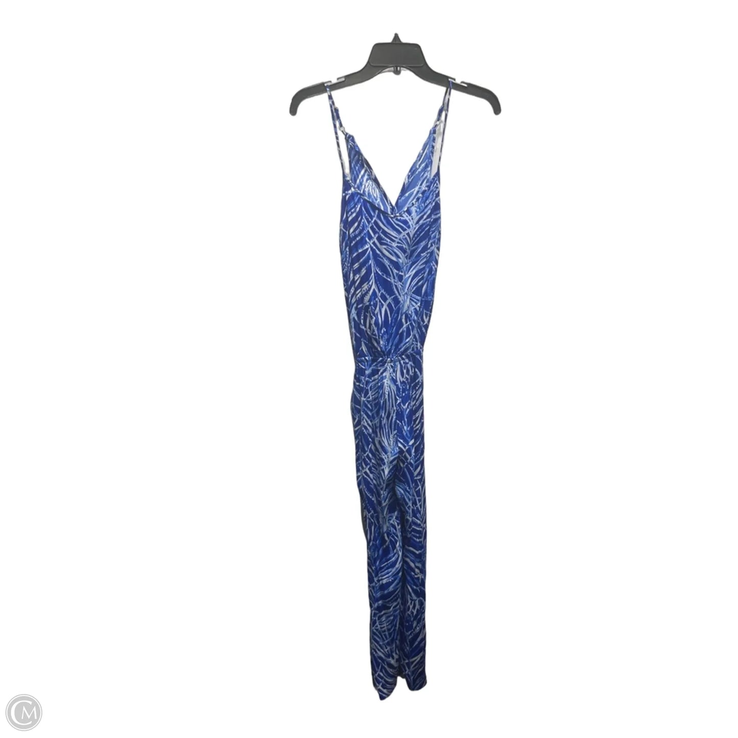 Jumpsuit Designer By Lilly Pulitzer In Blue & White, Size: Xxs