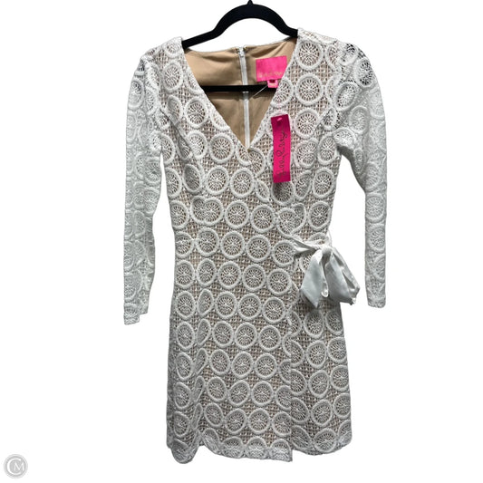 Romper Designer By Lilly Pulitzer In Cream & White, Size: Xs