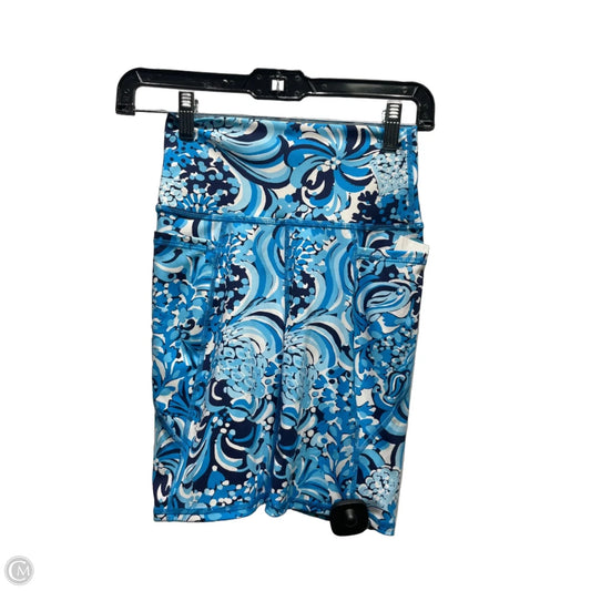 Shorts Designer By Lilly Pulitzer In Blue & White, Size: Xs