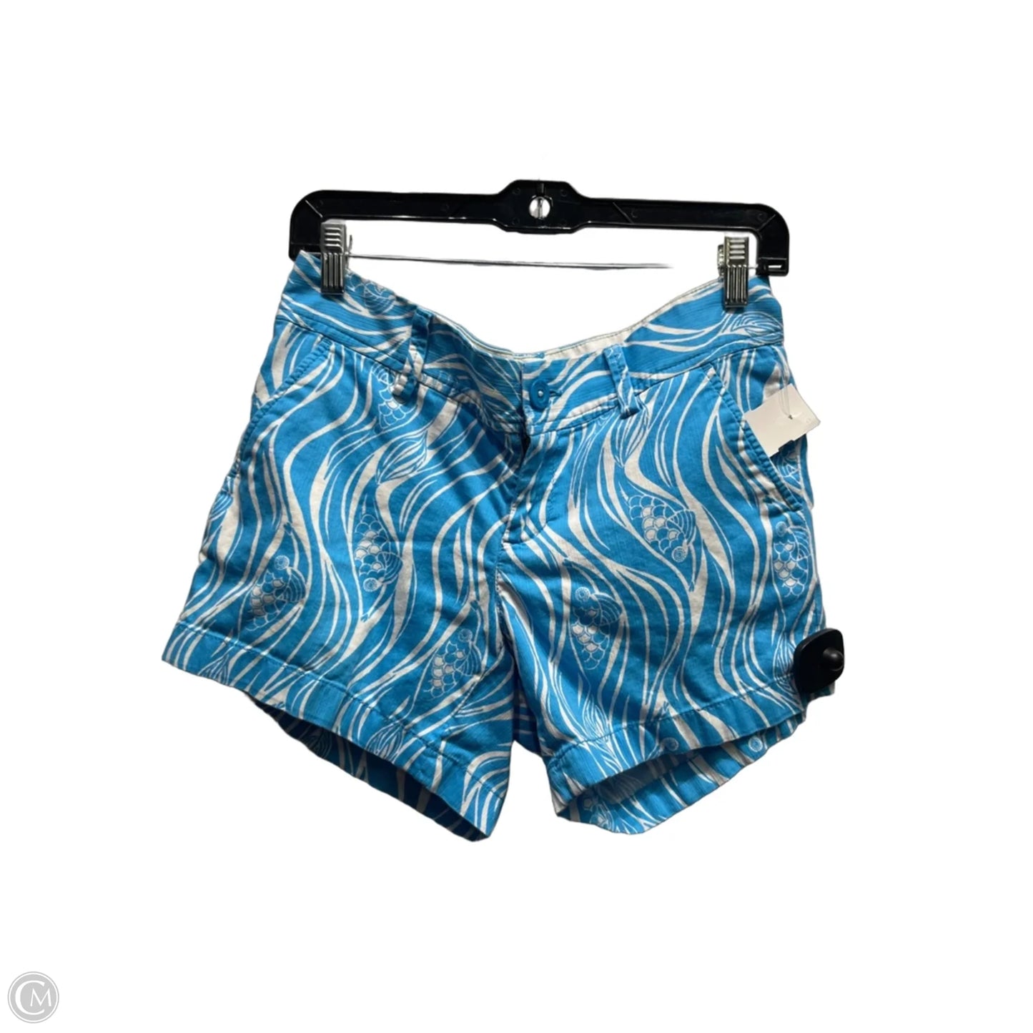 Shorts By Lilly Pulitzer In Blue & White, Size: 6