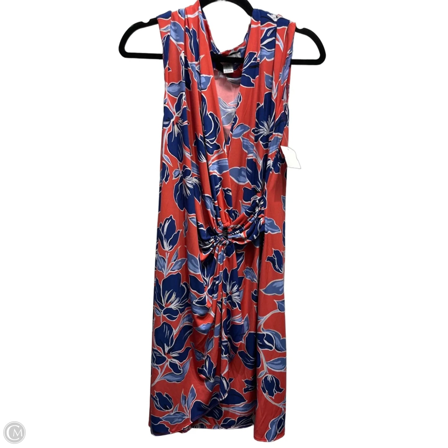 Dress Casual Short By Tommy Bahama In Blue & Orange, Size: L