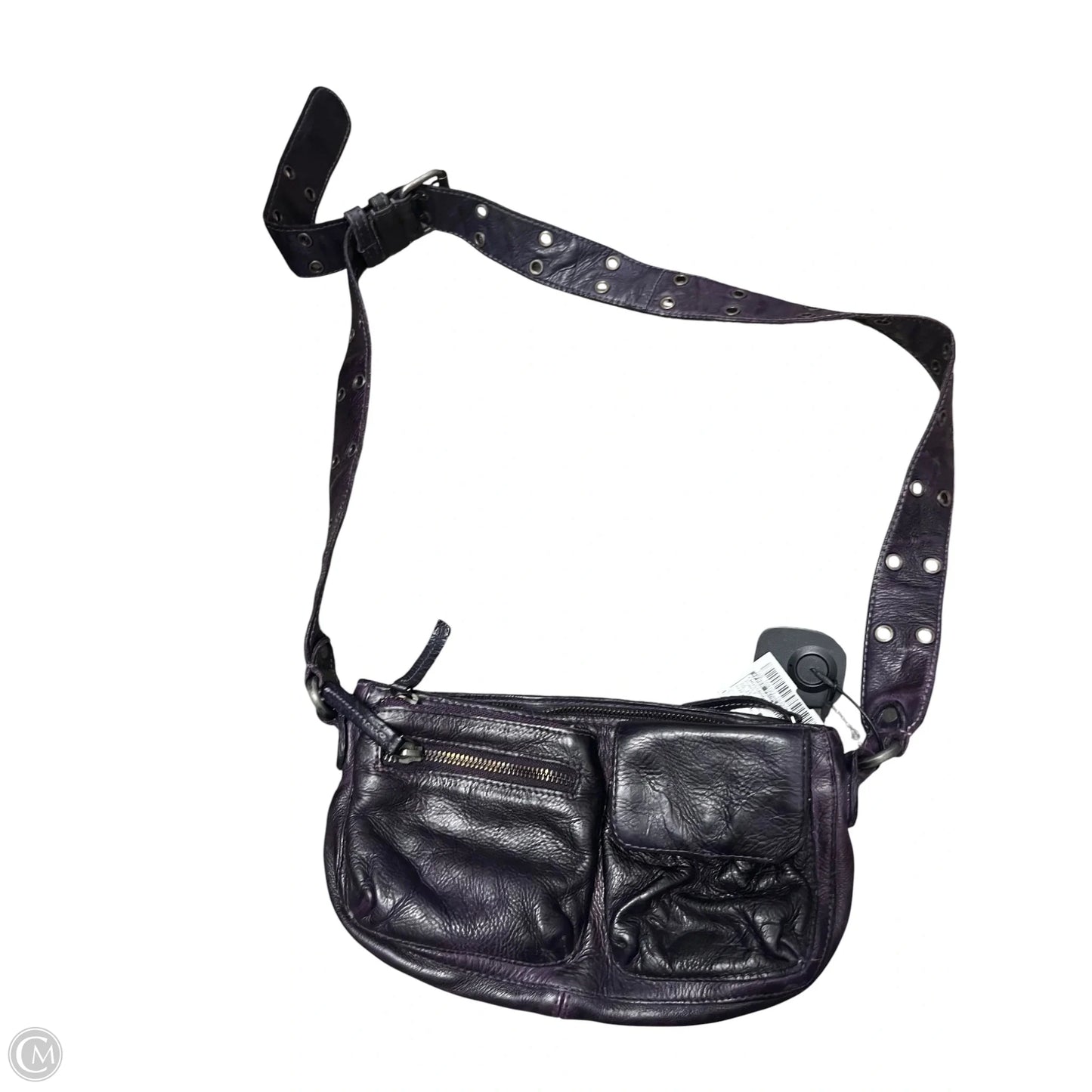 Crossbody Leather By Free People, Size: Small