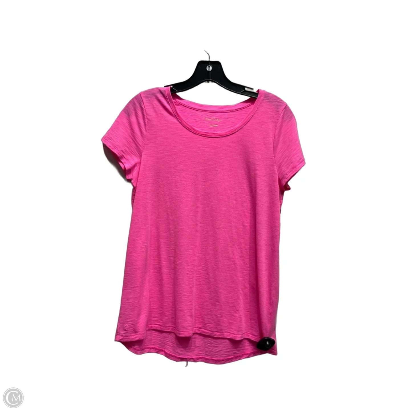 Top Short Sleeve Designer By Lilly Pulitzer In Pink, Size: S