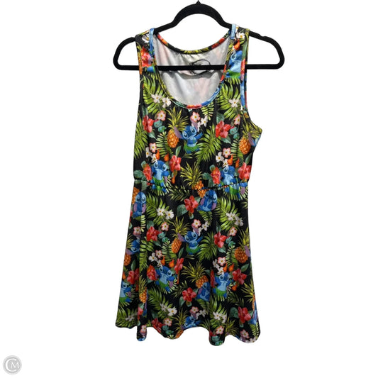 Dress Casual Short By Disney In Black & Red, Size: Xl