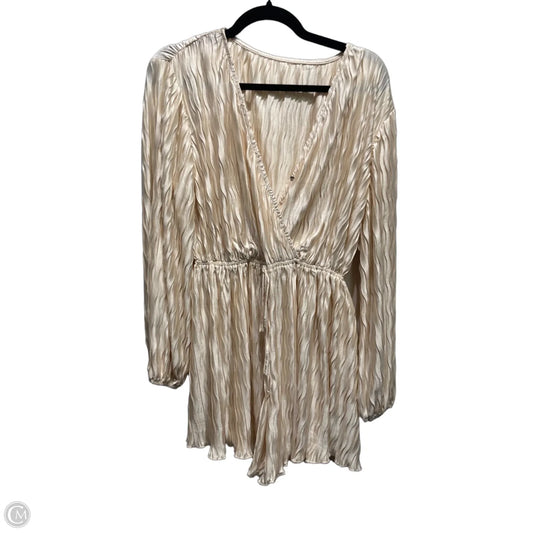 Romper By Cupshe In Cream, Size: Xs