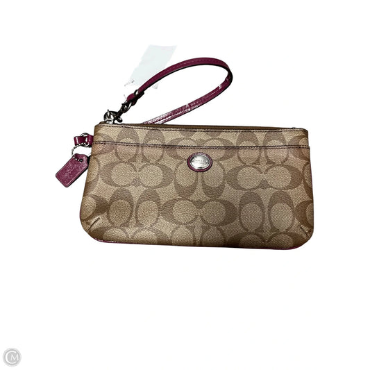Wristlet Designer By Coach, Size: Medium