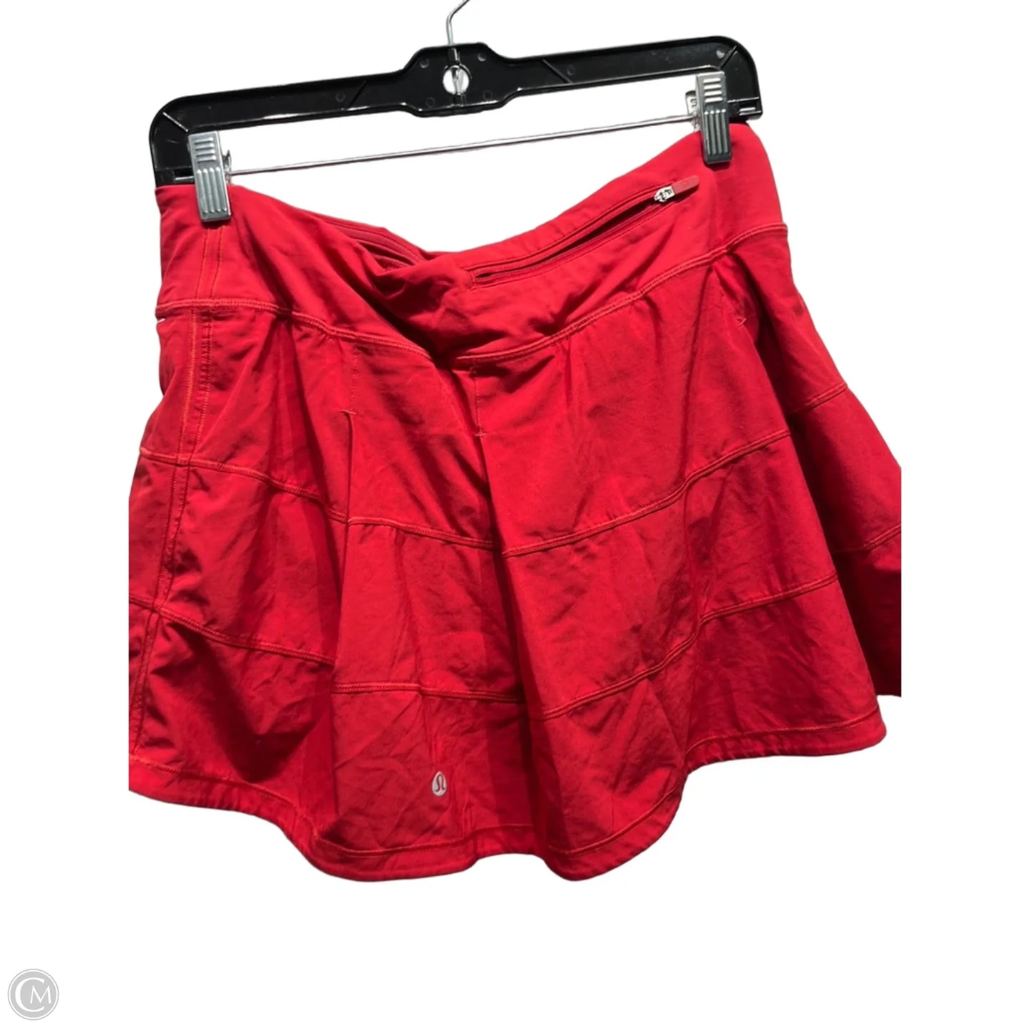 Athletic Skirt By Lululemon In Red, Size: M