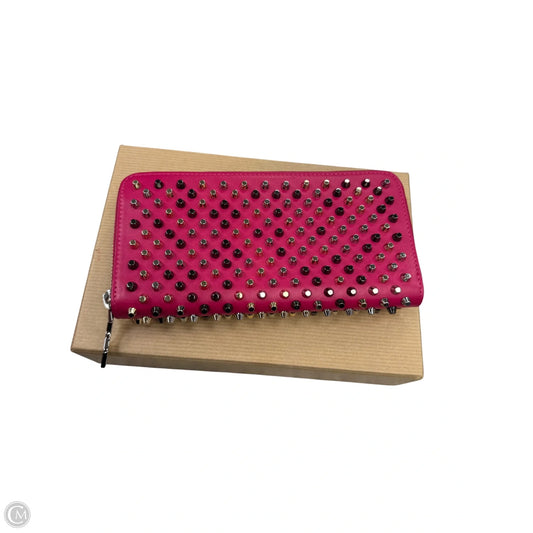 Wallet Luxury Designer By Christian Louboutin, Size: Large