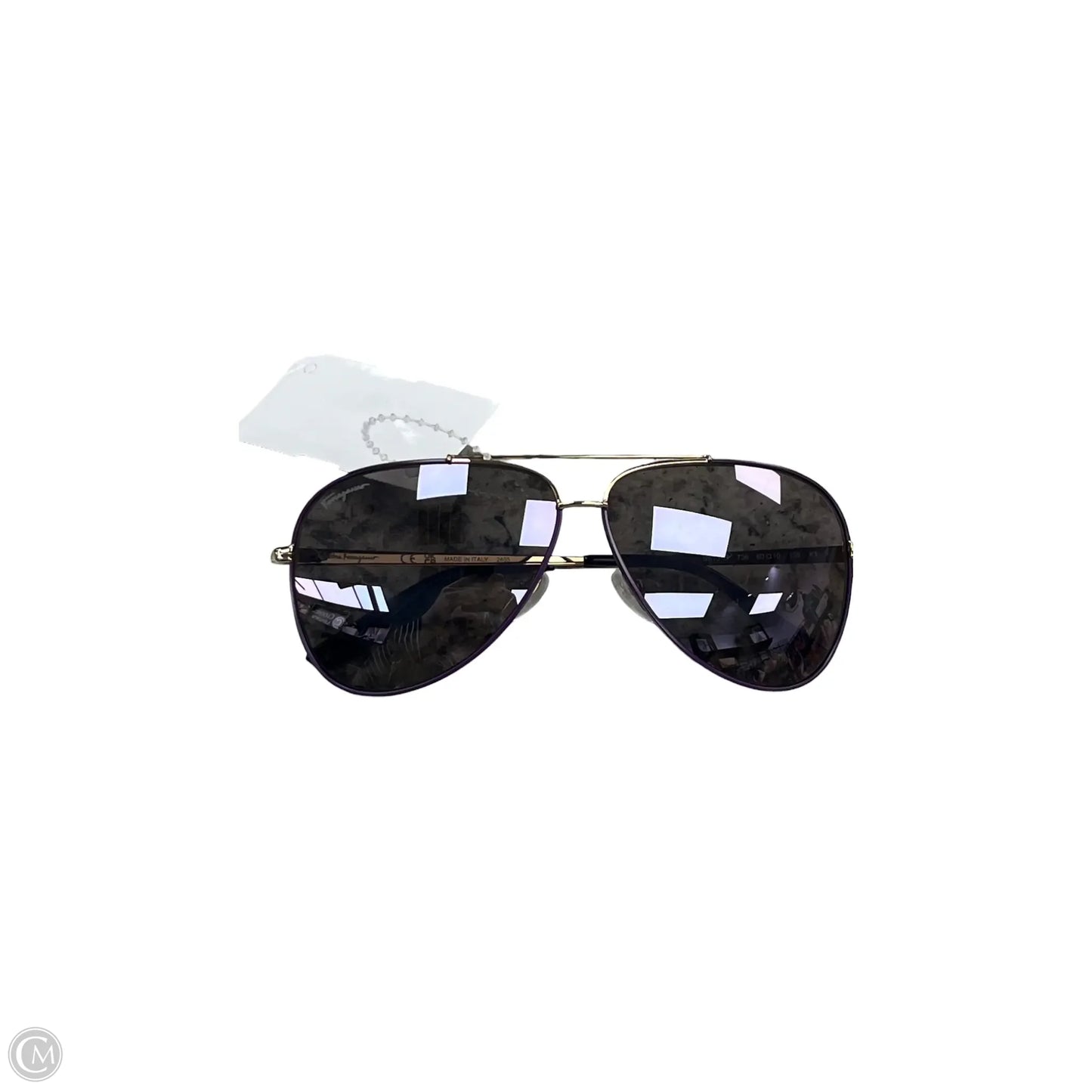 Sunglasses Luxury Designer By Ferragamo, Size: