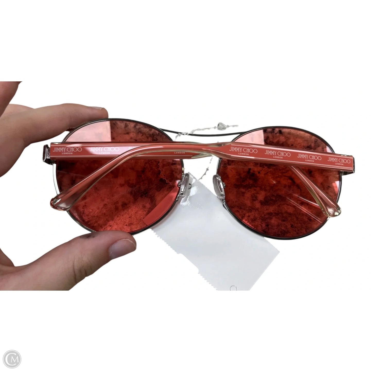 Sunglasses Luxury Designer By Jimmy Choo, Size:
