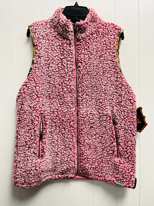 Vest Faux Fur & Sherpa By ocean and coast In Pink, Size: L