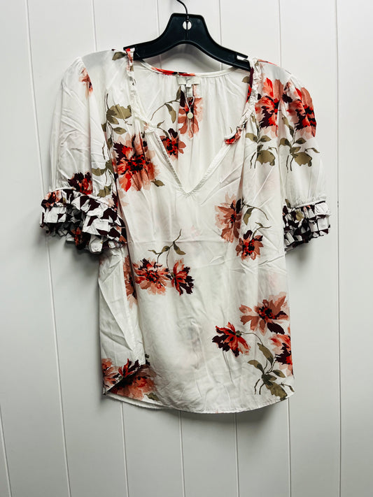 Blouse Short Sleeve By Joie  Size: L