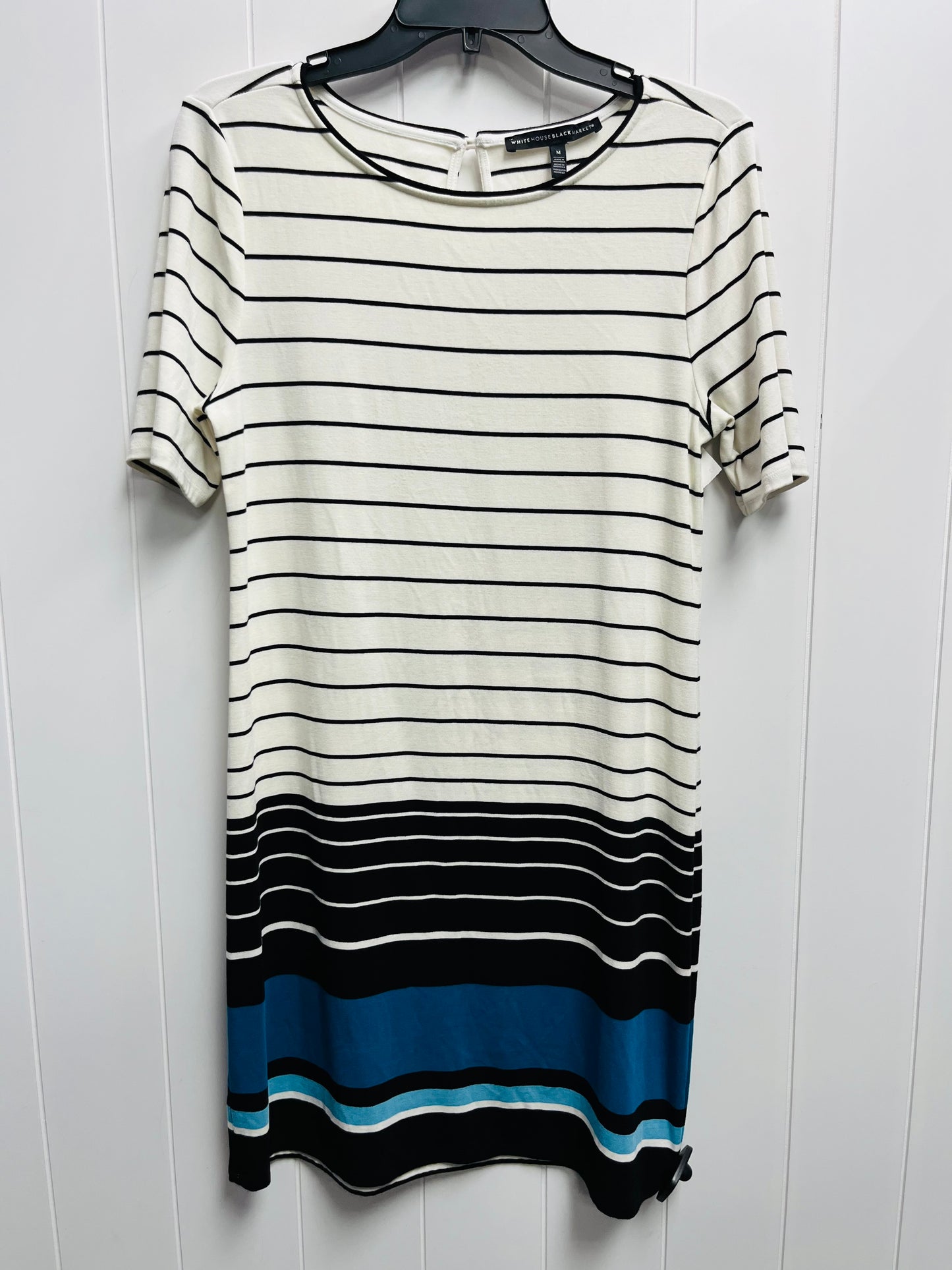 Dress Casual Short By White House Black Market In Black & Blue, Size: M