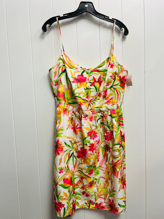 Dress Casual Short By J. Crew In Pink & Yellow, Size: 10