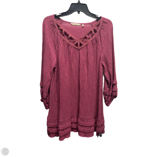 Top Long Sleeve By Soft Surroundings In Paisley Print, Size: L