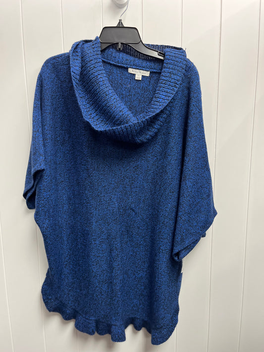 Sweater Short Sleeve By Studio Works In Blue, Size: Xl