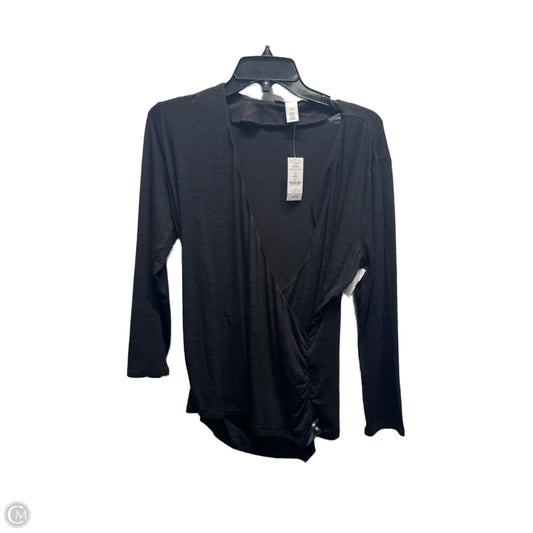 Top Long Sleeve By White House Black Market In Black, Size: M